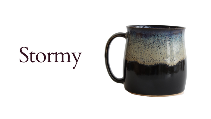 Stormy Seas Black Ceramics