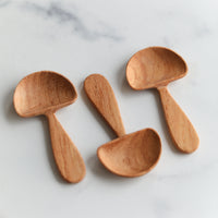 Wooden Mushroom Spoon/ Scoop small