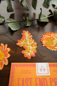 Autumn Blooms Sewn Garland