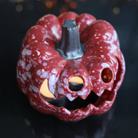 Ceramic Autumn Pumpkin Lantern - Pedur