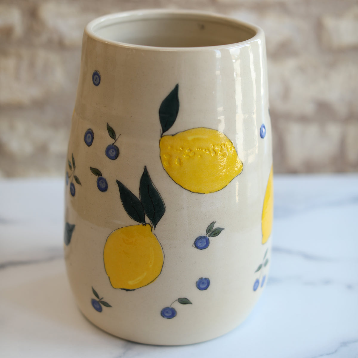 Large Lemon Vase