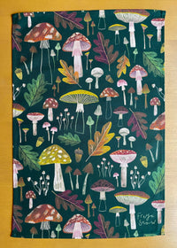 Mushrooms Tea Towel