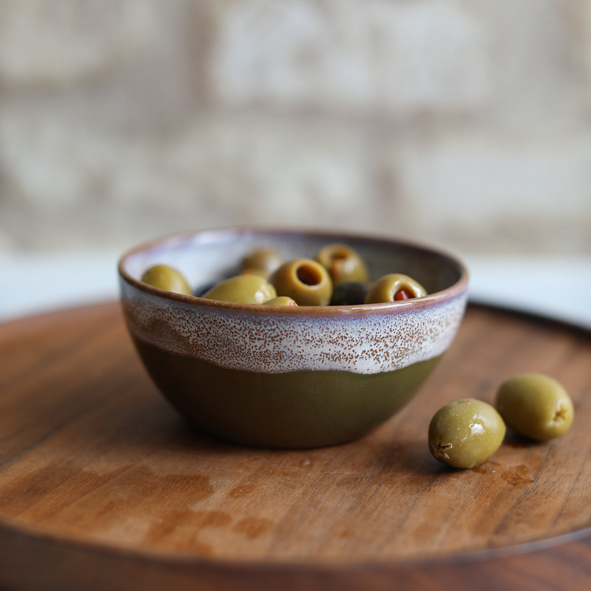 Olive bowl from Glosters.