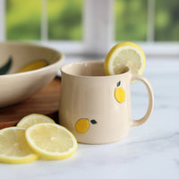 Lemon mug from Glosters.