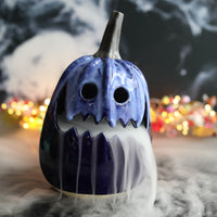 Ceramic Autumn Pumpkin Lantern - Steven