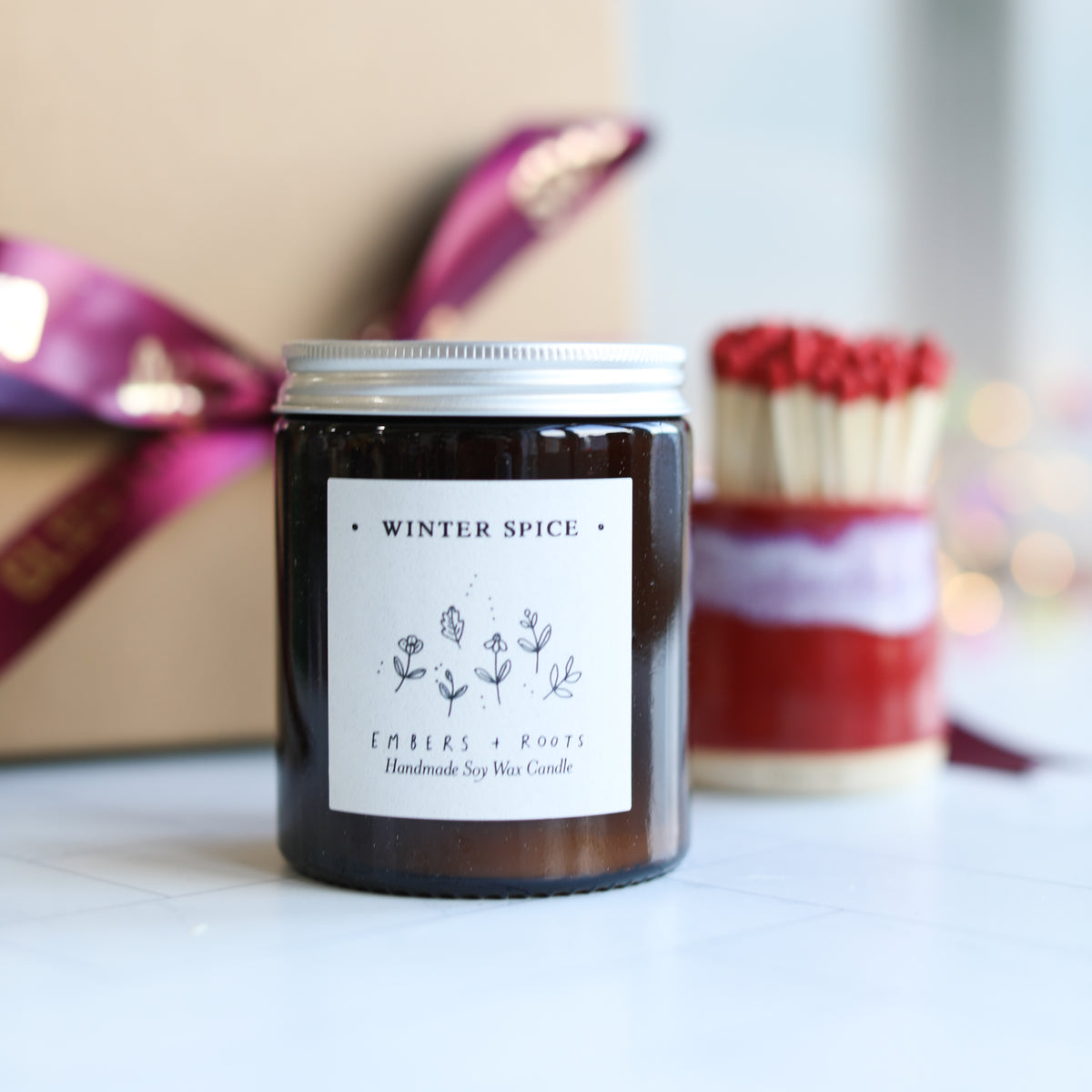 Candle Gift Set (red)