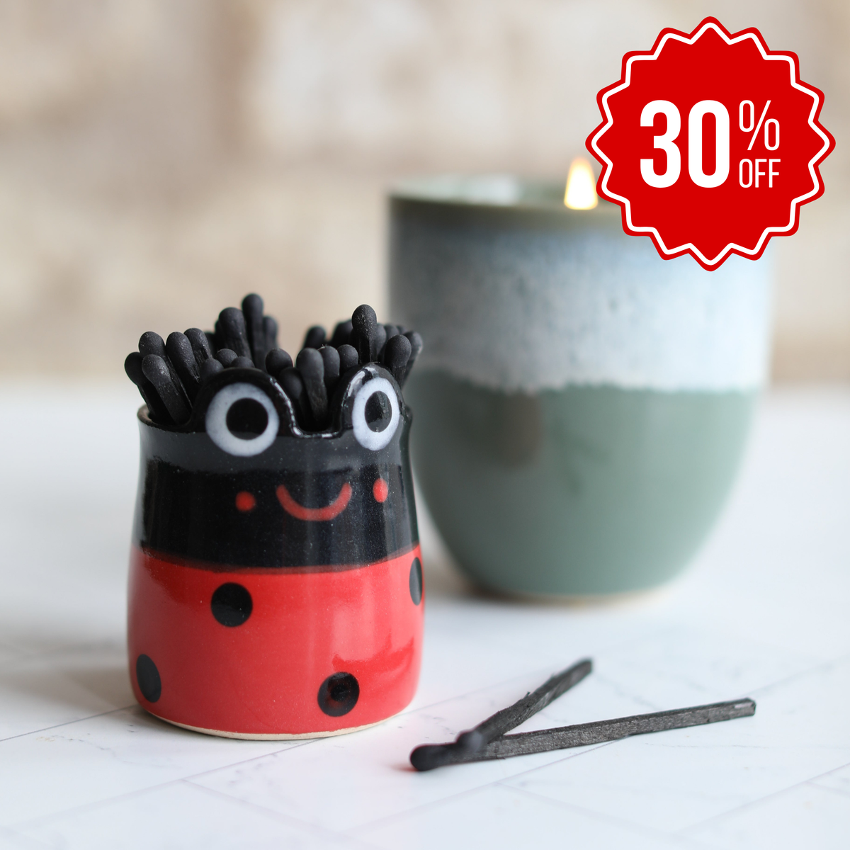 Lady Bird Match Pot